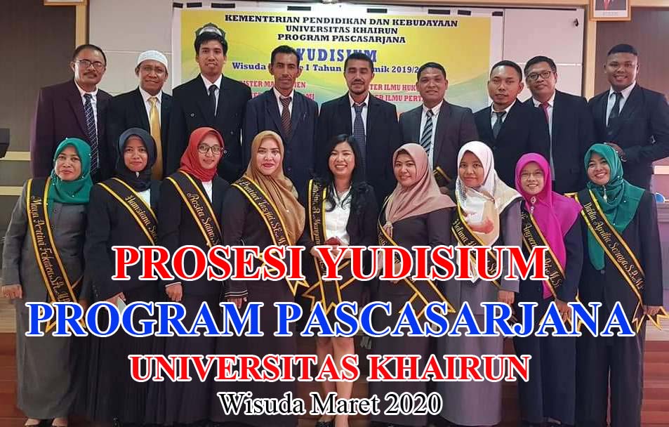 Yudisium Program Pascasarjana Maret 2020