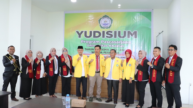 YUDISIUM PROGRAM PASCASARJANA UNIVERSITAS KHAIRUN
